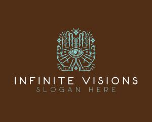 Visionary - Fortune Teller Palmistry logo design