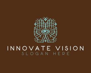 Visionary - Fortune Teller Palmistry logo design