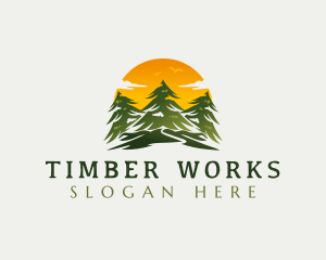 Lumber - Pine Tree Lumber logo design