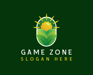 Sun Farm Plant Logo