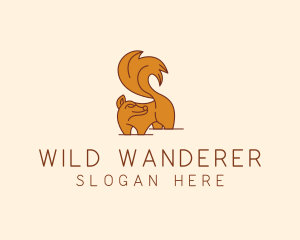 Wild Squirrel Zoo logo design