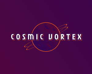 Cosmic Planet Science logo design