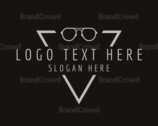 Simple Eyewear Triangle Logo