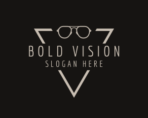 Simple Eyewear Triangle logo design