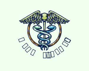 Pharmacy - Medical Caduceus Wellness logo design