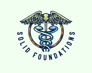 Health Care Provider - Medical Caduceus Wellness logo design