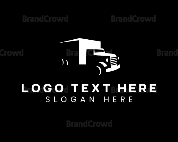 Truck Transport Shipping Logo
