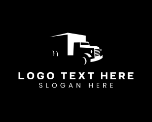 Freight - Truck Transport Shipping logo design