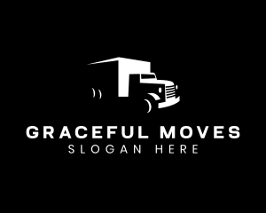 Truck Transport Shipping logo design