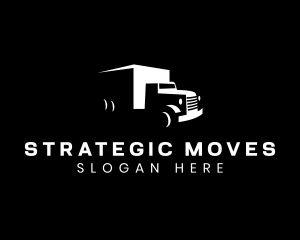 Truck Transport Shipping logo design