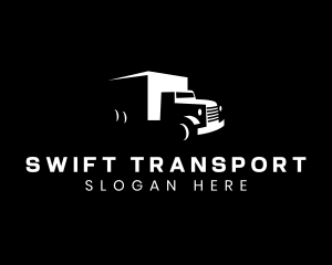 Truck Transport Shipping logo design