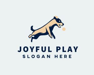 Playing - Puppy Dog Toy logo design