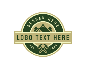 Chalet - House Roof Repair logo design