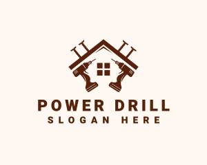 Drill Handyman Builder logo design