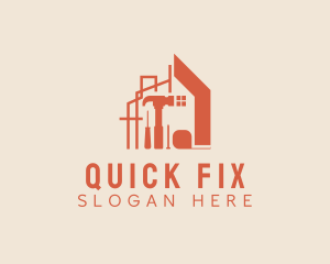 Home Building Tools logo design