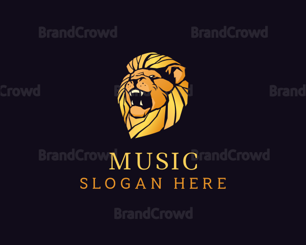 Luxury Lion Animal Finance Logo