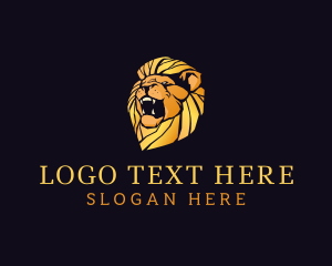 Luxury Lion Animal Finance Logo