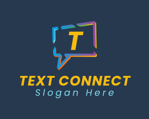 Texting - Speech Bubble Messaging logo design