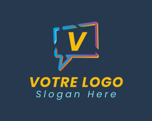 Speech - Speech Bubble Messaging logo design