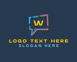 Messaging - Speech Chat Messaging logo design