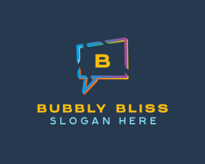 Speech Bubble Messaging logo design