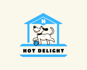 Pet Dog Playhouse logo design