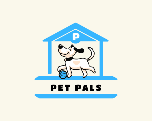 Pet Dog Playhouse logo design