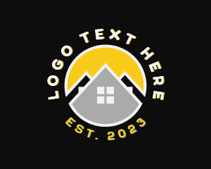Roof - Residential Roof Property logo design