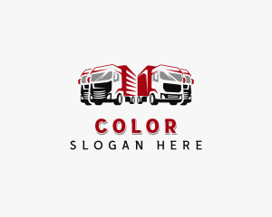 Flatbed - Cargo Mover Trucking logo design