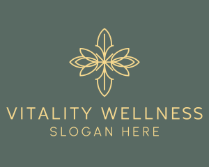 Tulip Flower Wellness logo design