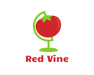 Tomato - Red Tomato Globe logo design