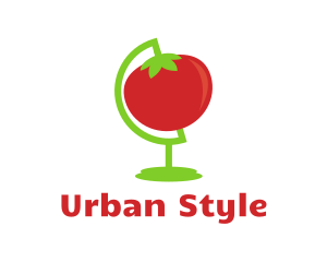 Nutritionist - Red Tomato Globe logo design