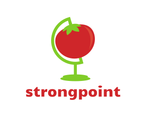 Culinary - Red Tomato Globe logo design