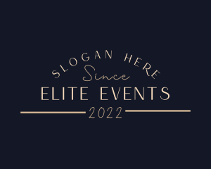Luxury Arch Event logo design