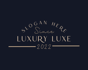 Luxury Arch Event logo design