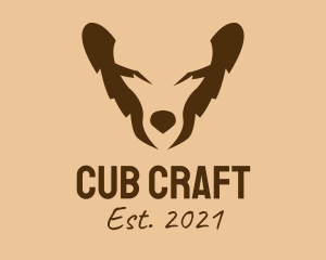 Cub - Brown Wild Bear logo design