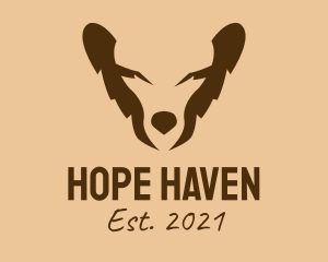 Hunting - Brown Wild Bear logo design
