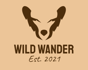 Brown Wild Bear logo design