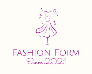 Mannequin - Fashion Dress Mannequin logo design