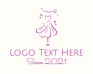 Wardrobe - Fashion Dress Mannequin logo design