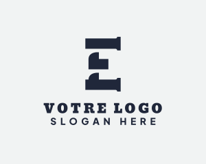 Accountant - Marketing Agency Letter E logo design