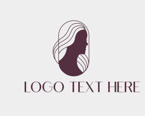 Lady - Beauty Product Hair Salon logo design