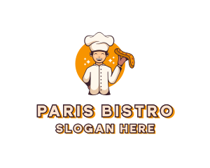 Pizza Chef Culinary logo design