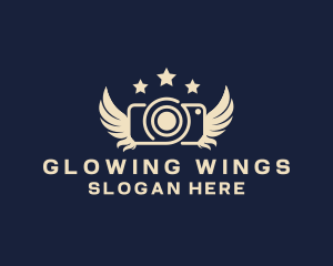 Camera Wings Photography logo design