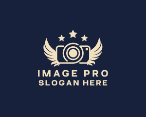 Camera Wings Photography logo design