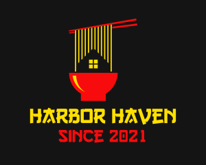 Ramen House Bowl logo design