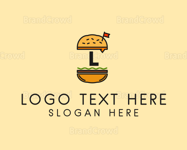 Burger Sandwich Resto Logo