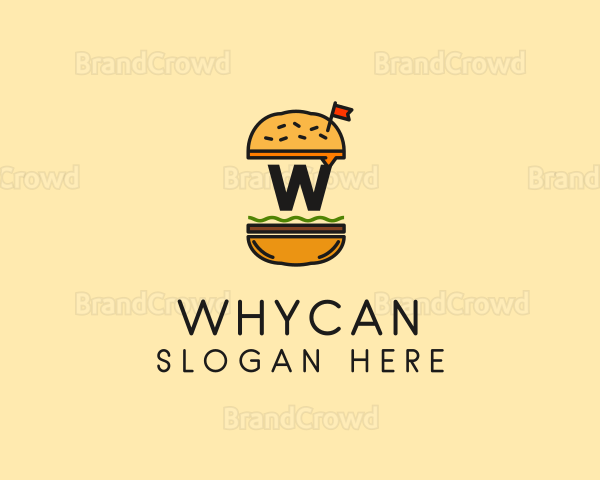 Burger Sandwich Resto Logo