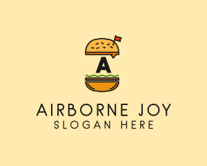 Burger Sandwich Resto logo design