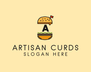 Burger Sandwich Resto logo design